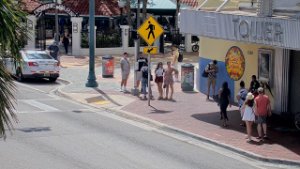 Une vue en direct de Little Havana , Calle Huit